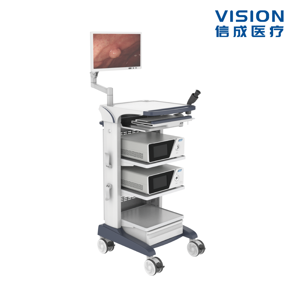 Endoscopy Cart EX600 (Two-Layer Equipment Tray · High load capacity)