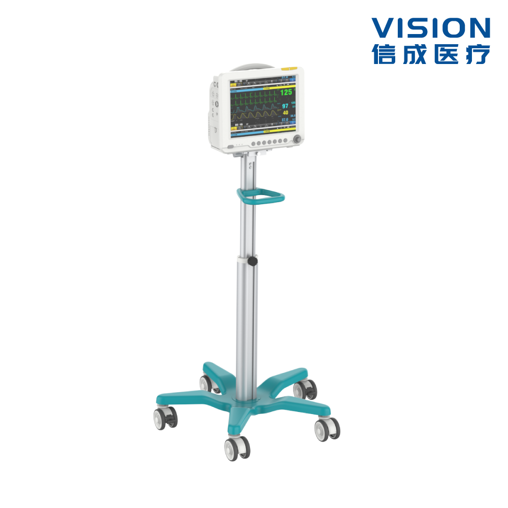 Patient Monitor Cart (Lightweight Lift · Tilting Platform)-OEM/ODM Customization